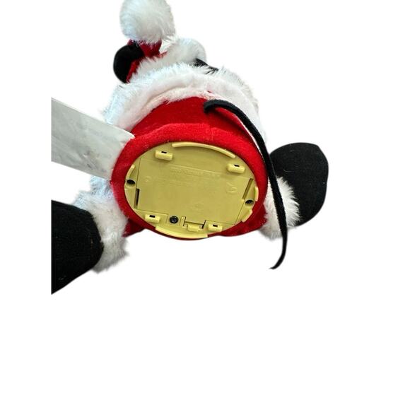 Gemmy Disney Christmas 9” Musical Mickey Mouse Plush - MUSIC DOES NOT WORK - Picture 4 of 5